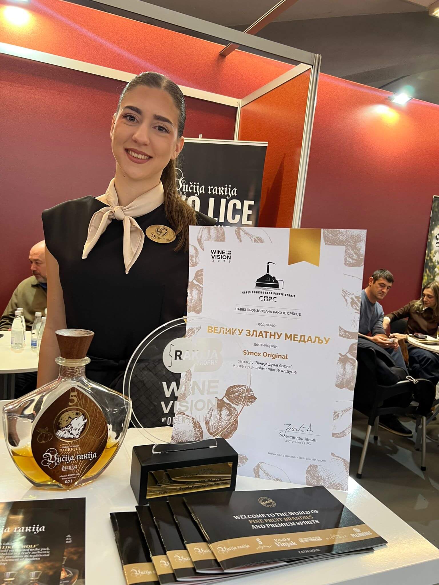 Vučija rakija – premium quality confirmed at the Wine Vision 2025 fair 4